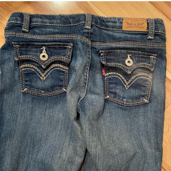 Levi’s Skinny Blue Jeans—Girl’s 16R - Picture 3 of 4